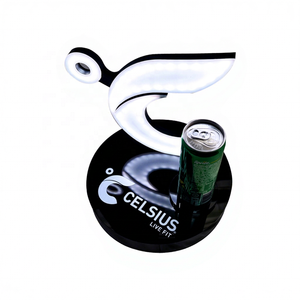 Acrylic Desktop LED Display <b>Stand</b> Custom Liquor Bottle Display Rack Acrylic Retail Showcase <b>Stand</b> for Bar and Beverage Stores - Product Image 1
