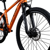 Vélo de montagne High Timber pour adultes, jeunes hommes et femmes, 21 vitesses, suspension avant, options de cadre en acier