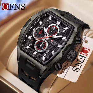 <span class=keywords><strong>Reloj</strong></span> OFNS 1205 Tonneau <span class=keywords><strong>Original</strong></span> para Hombre, Resistente al Agua 5BAR, Correa de Silicona de Alta Calidad, <span class=keywords><strong>Reloj</strong></span> de Pulsera de Lujo - Product Image 3