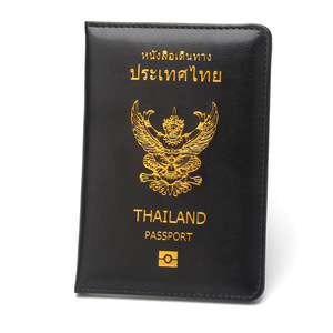 ปกหนังสือเดินทางแบบกำหนดเอง ปกหนังสือเดินทางหนัง PU พร้อมโลโก้ส่วนตัว ปกหนังสือเดินทางไทย กระเป๋าใส่หนังสือเดินทาง - Product Image 5