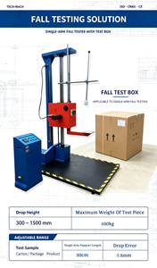 Machine <span class=keywords><strong>d</strong></span>'essai <span class=keywords><strong>d</strong></span>'impact de chute pour boîtes en carton à aile unique <span class=keywords><strong>ISTA</strong></span> ISO 2248 JIS Z0202 ASTM D5276 DIN EN 22248, équipement <span class=keywords><strong>d</strong></span>'essai de chute <span class=keywords><strong>d</strong></span>'emballages - Product Image 2