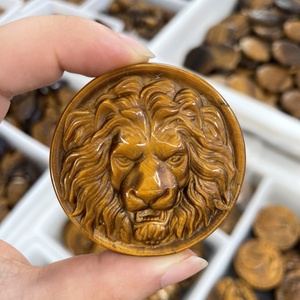 Vendita calda all'ingrosso naturale intaglio <span class=keywords><strong>occhio</strong></span> <span class=keywords><strong>di</strong></span> <span class=keywords><strong>tigre</strong></span> pietra leone rotonda carta <span class=keywords><strong>di</strong></span> cristallo <span class=keywords><strong>di</strong></span> cristallo <span class=keywords><strong>di</strong></span> guarigione rotondo per la decorazione - Product Image 1