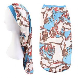 Gorro de Satén para Cabello Largo, para Trenzas y para Dormir, Ajustable, Unisex, para Uso Diario en Exteriores - Product Image 2