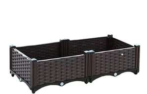 Directo al por mayor de bajo costo rectangular de plástico para jardín <span class=keywords><strong>maceta</strong></span> de verduras caja de plantación - Product Image 2