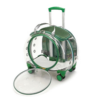 Tas Ransel Trolley Hewan Peliharaan Lipat, Tas Selempang Kucing, Tas Trolley Hewan Peliharaan, Tas Anjing Transparan, Koper