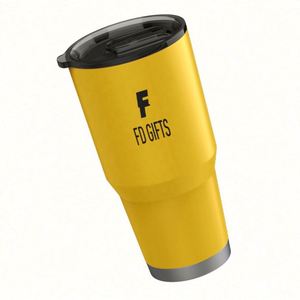 Mug de voyage isotherme en acier inoxydable à double paroi de 30 oz - Product Image 2