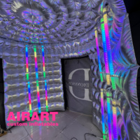 Tente de kiosque de discothèque gonflable personnalisée pour fête de club utilisée