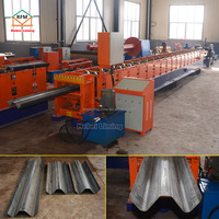 Máquina perfiladora de rollos para barreras de seguridad vial tipo W de Hebei Liming, línea de fabricación de barreras para carreteras