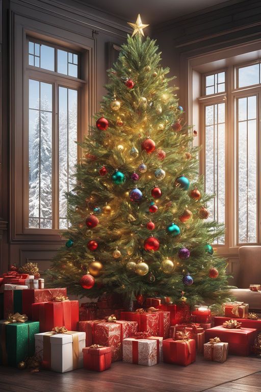 Arbre de Noël personnalisable Modèle 11