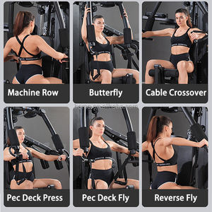 Zoshine Compact 3 Station <strong>Home</strong> <strong>Gym</strong> Equipment Multifunctional Strength Training System For Limited Spaces - Product Image 3