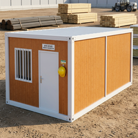 Bureau modulaire insonorisé maison préfabriquée pour le bureau de chantier de construction avec cadre en acier durable
