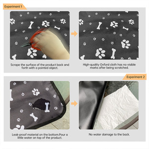 Nouveau tapis de siège auto transfrontalier pour animaux de compagnie, en tissu Oxford imperméable, avec protection anti-urine, coussin de siège copilote pour chiens et chats, pour les voyages en extérieur - Product Image 2