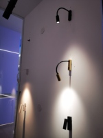 GUPO – applique murale LED en aluminium couleur or pour chambre d'hôtel 3W 6W 9W, projecteur mural COB à cylindre Flexible