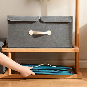 Wholesale Rectangle-Shaped Large-Capacity Foldable <strong>Storage</strong> <strong>Box</strong> Organizer Wear-Resistant Durable with Handle - Product Image 2