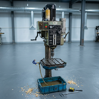 Machine de perçage et de fraisage verticale d'occasion Haibo ZB5040 multifonctionnelle, table de travail 40 mm x 1200 mm