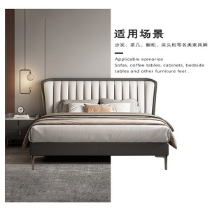 Wansheng Furniture Leg WS0880 Gun Black Metal <b>Corner</b> Bracket Support For Bed Sofa Tv <b>Cabinet</b> - Product Image 5