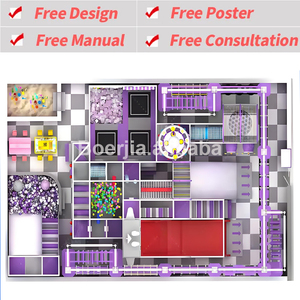 Peralatan taman bermain dalam ruangan anak-anak bertema kustom untuk anak-anak dengan perosotan pesawat ruang angkasa lembut dan Planet pendaki untuk Sci Fi zona permainan - Product Image 2