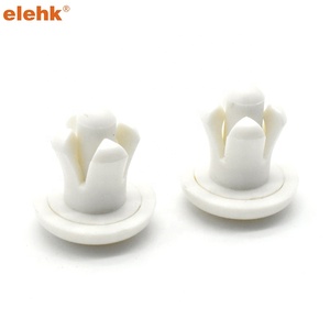 Rivets en nylon noir uni Elehk, rivets à pression en <span class=keywords><strong>plastique</strong></span> adaptés aux trous de 2 mm, 3 mm, 4 mm, 5 mm, 6 mm, rivets à pression en nylon - Product Image 2