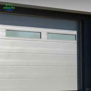 <span class=keywords><strong>Porte</strong></span> de <span class=keywords><strong>garage</strong></span> sectionnelle moderne en acier avec finition grain de bois, panneau isolé en PU pour <span class=keywords><strong>garage</strong></span> de villa - Product Image 1