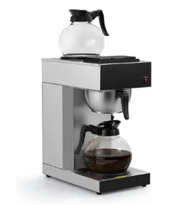 HEAVYBAO 상업용 전기 카페테리아 증류 카페 커피 메이커 필터 세트 홈 드립 커피 머신