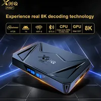 Decodificador de TV Android 14.0 X96Q Pro Plus 8K de Alta Calidad, CPU H728, WiFi 6, LAN de 1000M, IPTV Box X96q Pro+