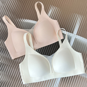 Hot-bán của phụ nữ liền mạch mỏng-thạch gel mềm hỗ trợ áo ngực sâu hình chữ V lưới chống chảy xệ cố định cup - Product Image 1