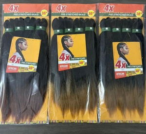 Factory Price 38Inch 4X Pre-stretched <strong>Braiding</strong> <strong>Hair</strong> Looks Natural Heat Resistant Crochet YakiHair Suitable for Women of <strong>All</strong> Ages - Product Image 3