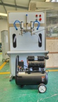 Semi Automatique Double Têtes En Plastique Anti Corrosion Toliet Liquide Nettoyant Chlore Blanchiment Eau Huile Peut Poids Machine De Remplissage