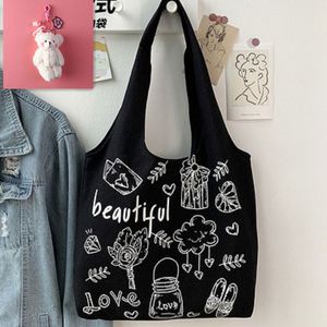 Sac fourre-tout en tissu de coton naturel sur mesure, sacs en tissu pour vêtements avec logo imprimé personnalisé, sac en toile - Product Image 5