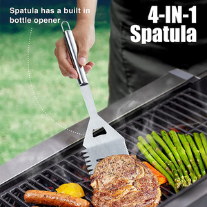 Cắm Trại Chuyên Nghiệp Phụ Kiện Thép Không Gỉ Thịt Nướng Bbq <span class=keywords><strong>Tool</strong></span> Box Grill Kit Ngoài Trời Nấu Ăn <span class=keywords><strong>Set</strong></span> - Product Image 3