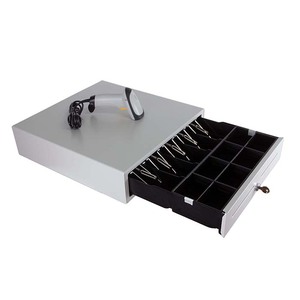 Colore bianco Cassa In Metallo Regolabile Fino A Box Cassetto per la Verifica - Product Image 2
