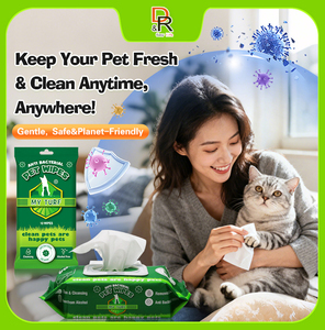 Lingettes nettoyantes pour animaux de compagnie avec <span class=keywords><strong>formule</strong></span> douce pour les soins de la peau des chiots - Product Image 6