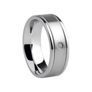 फैशन सुपरमैन स्टेनलेस स्टील शादी की अंगूठी स्टेनलेस स्टील की अंगूठी के लिए महिलाओं और पुरुषों के गहने