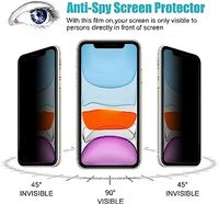 Protecteur d'écran pour iPhone 13 Film de téléphone portable anti-rayures Protecteur d'écran de confidentialité de haute qualité