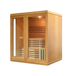 Sauna de Vapor Interior de Madera con Puertas de Vidrio, Spa Doméstico para 2 Personas, <span class=keywords><strong>Precio</strong></span> de Fábrica - Product Image 3