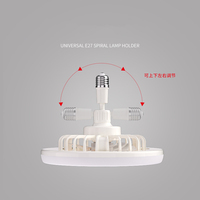 Vente chaude Ventilateurs de Plafond Avec Lampe Led Télécommande Refroidissement Maison Été Incontournables Chambre Salon Ventilateur Plafond Led Lumière