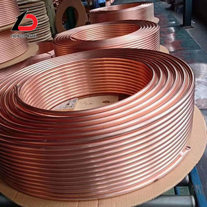 ขายดี ท่อทองแดง C1100 C1200 ความบริสุทธิ์สูง 99.99% แบบไม่มีรอยต่อ  ท่อตรง  สามารถดัด ตัด  แปรรูปได้  มีแบบม้วน สำหรับตกแต่ง - Product Image 1