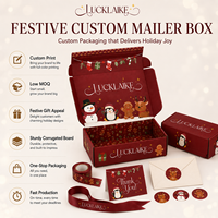 Boîte cadeau de Noël en carton personnalisée de luxe pour l'emballage de serviettes, parfums, ornements, cosmétiques, bijoux, pyjamas