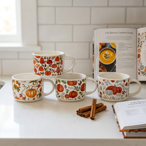 Mug à café en porcelaine classique avec motifs de dessins animés d'Halloween, écologique, sans danger pour les aliments, compatible lave-vaisselle et micro-ondes, cadeau de haute qualité - Product Image 1