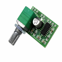 Carte d'amplificateur de puissance numérique 5V de haute qualité avec potentiomètre à commutation, alimentée par USB, carte d'amplificateur PAM8403