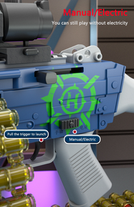 M416 carcasa eléctrica para lanzar disparo continuo pistola de juguete para niños simulación niño carcasa EVA para lanzar balas blandas - Product Image 3