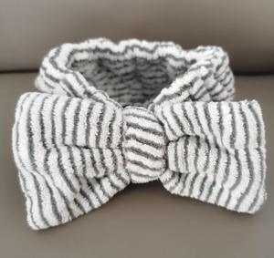 Fascia per <span class=keywords><strong>capelli</strong></span> in tessuto carino stile dolce per bambini pronto per la fascia con Bowknot in colore rosa - Product Image 2