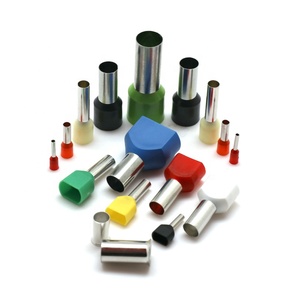 BAOTENG Série <span class=keywords><strong>TE</strong></span> <span class=keywords><strong>22</strong></span> <span class=keywords><strong>6</strong></span> AWG Double entrée, embouts à sertir isolés en cuivre étamé pour fils électriques, bornes à sertir isolées CE - Product Image 1