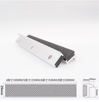Mors de presse-outil en alliage d'aluminium magnétiques super puissants, mors souples en aluminium, bande magnétique, mors de presse-outil d'ingénieur en aluminium