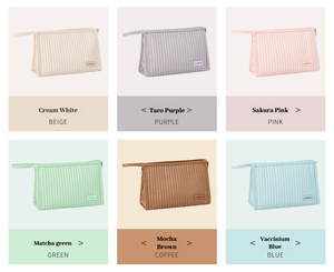 Sac de maquillage pour femmes - Style nuage - Sac cosmétique portable en forme de nuage avec un design haut de gamme et une grande capacité - Sac de maquillage en PU - Product Image 4