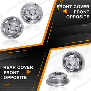 Coprimozzo Ruota da 16 Pollici per <span class=keywords><strong>Iveco</strong></span> <span class=keywords><strong>Daily</strong></span> 50C/Ford Transit con Ruote Gemellate dal 2016 in poi, in Acciaio Inox Lucidato a Specchio per <span class=keywords><strong>Camion</strong></span> - Product Image 5