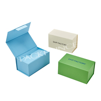 Scatola regalo in cartone rigido in stile libro magnetico personalizzato di fascia alta con laminazione opaca e Logo in rilievo