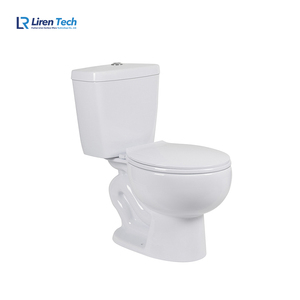 Inodoros de Cerámica Foshan Modelo Liren 860 de Diseño Moderno, Lavabos de Porcelana Estándar Comerciales de Doble Descarga, Fáciles de Limpiar, para Instalar en el Suelo - Product Image 5