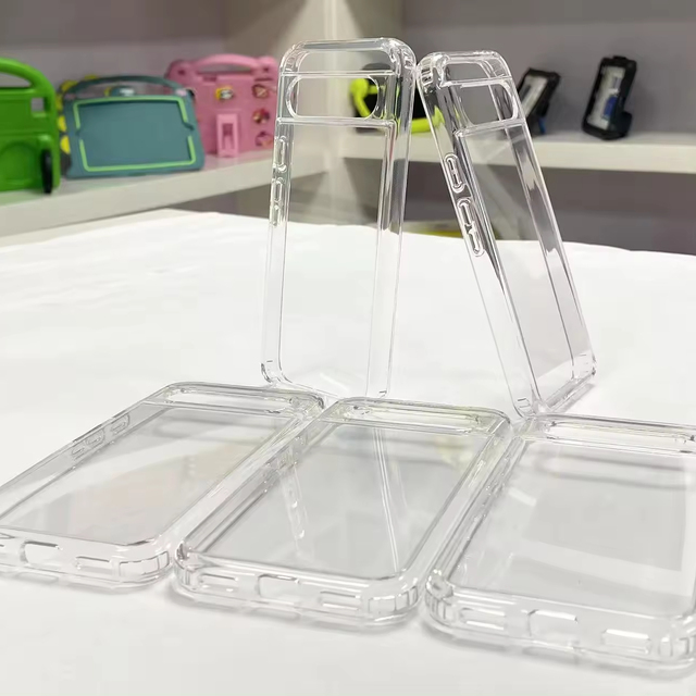 GSCASE Buyer TPU Acrylic PC Transparent Clear Crystal Mobile Phone for Google Pixel 8A 8Pro 7Pro 6A 7