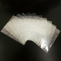 Pages de classement transparentes universelles à 2 trous et 4 pochettes pour cartes à collectionner, pour le rangement professionnel de collections TCG